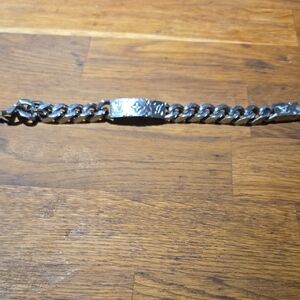 Louis Vuitton Silver Chain Bracelet
